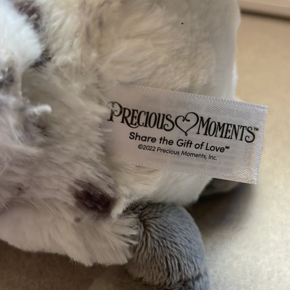 Precious Moments, Nigel Snowy Owl Plush aurora world white grey soft snow stuff - Picture 8 of 9